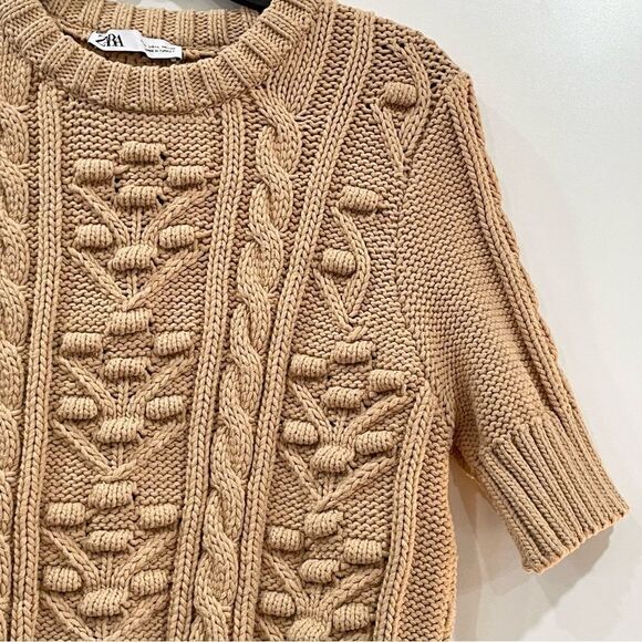 Zara Sweater, Tan, Size L - Picture 13 of 16